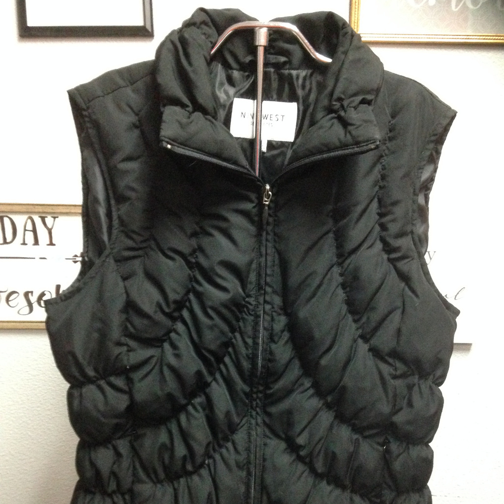 Nine West Separates Down Womens Zippered Vest